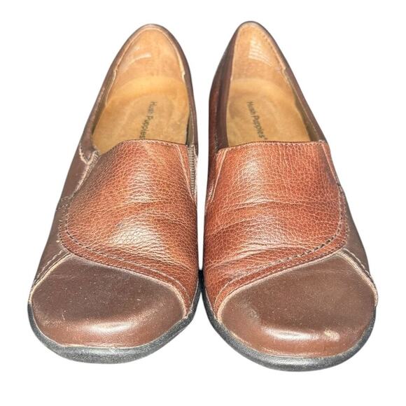 Hush Puppies Verse Leather Slip on Comfort Clog Shoe Size 6 - Picture 4 of 8